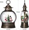 Snowman Snow Globe 12 Inch Christmas Snow Globe Lantern, Lighted Christmas Decorations Indoor Decor with Music Timer Swirling Glitter, USB or Battery Operated (2024 Upgraded Larger)